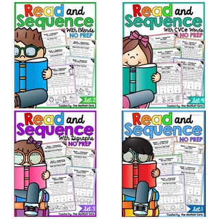 💕💕英語Read and sequence 閱讀和排序練習卷🗞