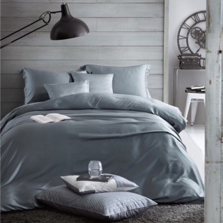 歐美款60支素色天絲床包組 床單被套枕套 ikea床墊尺寸 專櫃 簡約 時尚 灰色