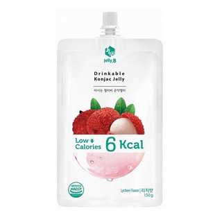 Jelly.B 低卡蒟蒻果凍(荔枝味) 150g【家樂福】