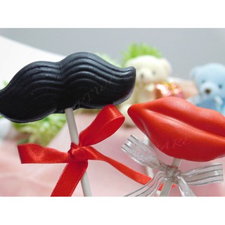 【PIWARE 派威爾】嘴唇KISS 鬍子 海洋/貝殼 ABC 26字母 巧克力模具 布丁 果凍 手工皂 婚禮小物