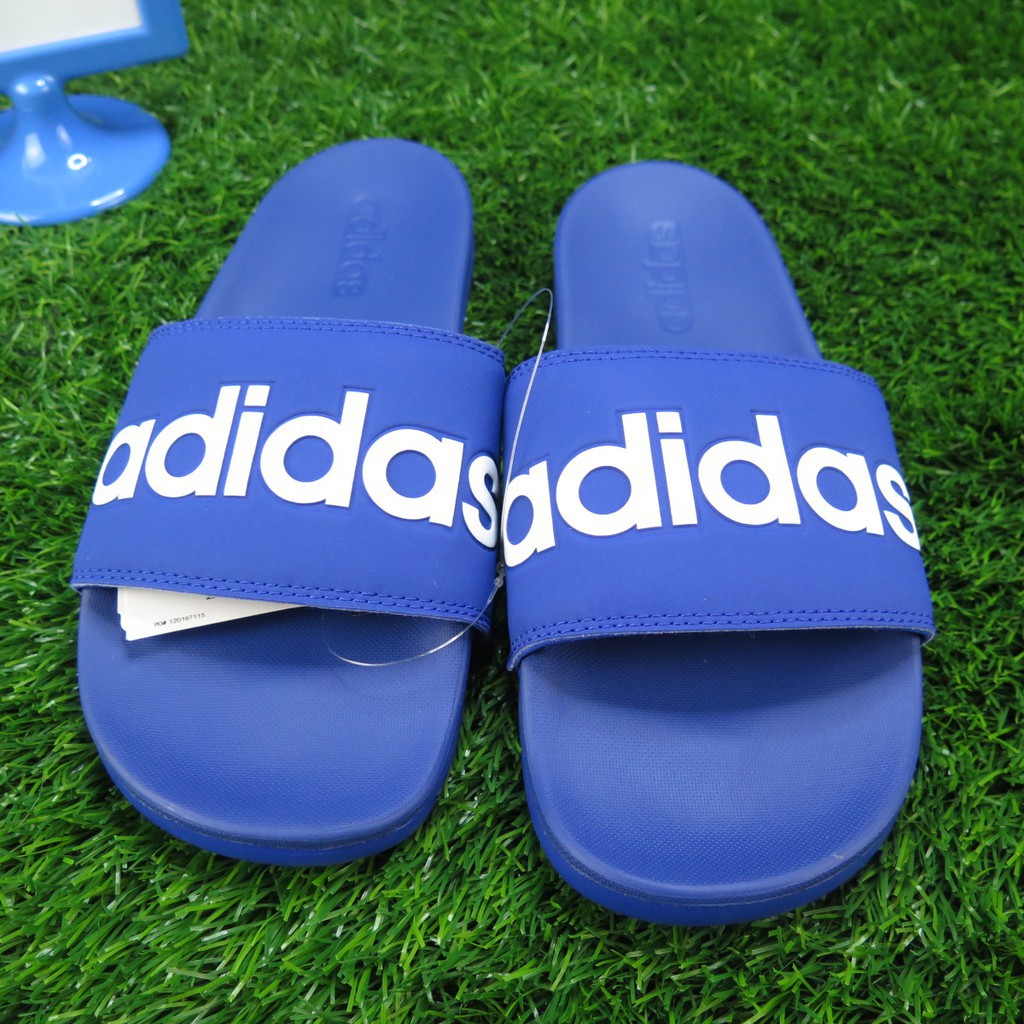 Adidas Adilette Comfort 藍色 軟底 Q底 海綿底 運動休閒拖鞋 B42208