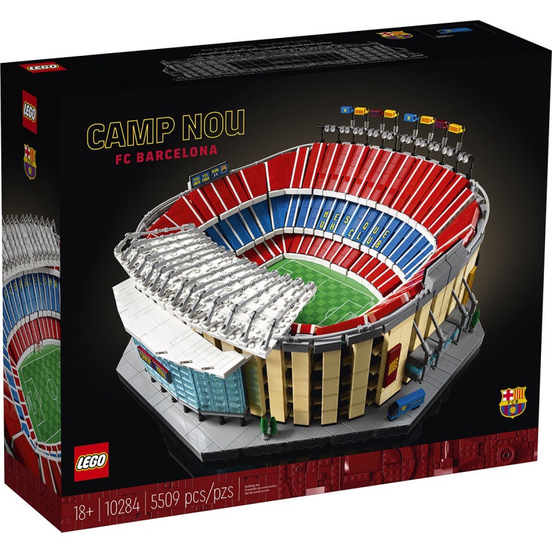 ［想樂］全新 樂高 Lego 10284 經典 建築 西班牙 巴塞隆納 諾坎普球場 足球場