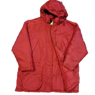 ✨車庫古著✨80s 美國老品牌 eddie bauer，outdoor outfitter 紅色 羽絨連帽外套