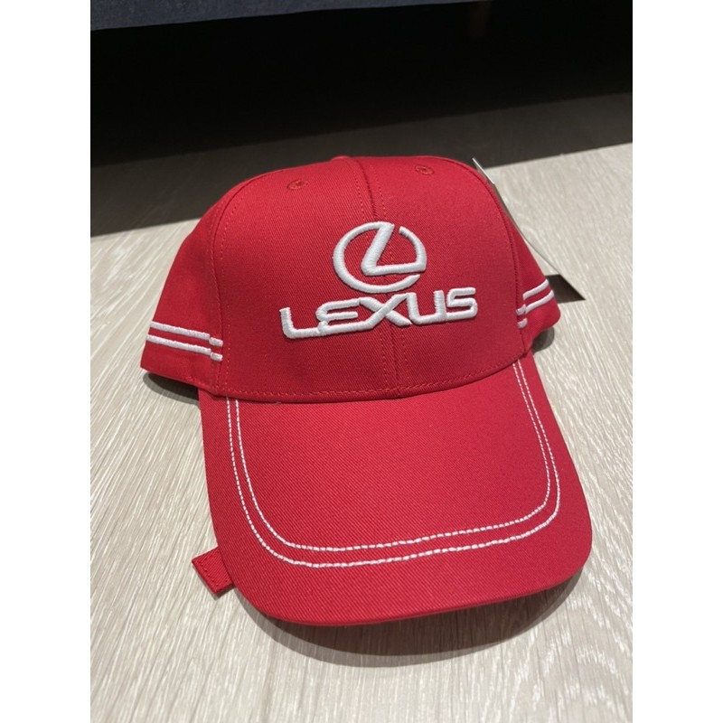 LEXUS 紅色棒球帽-全新