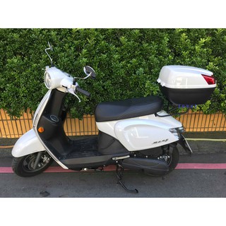 【新北新莊箱架屋】NEW MANY 110 125 後架 新魅力 漢堡架 + K11 28L 白色 快拆 後箱 合購組合