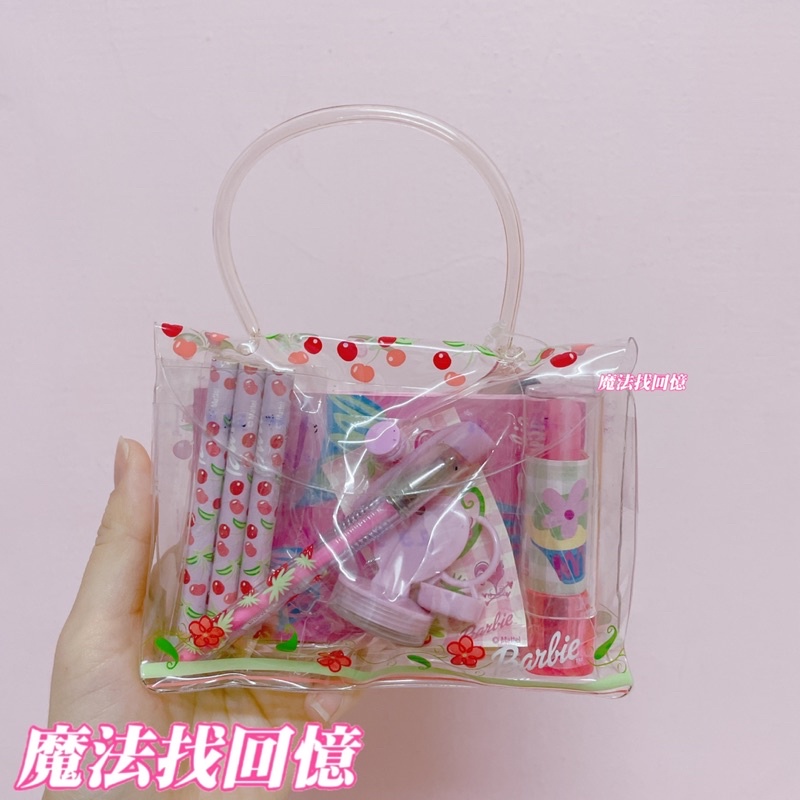 2001年 芭比文具袋 早期 復古 玩具 文具 Barbie