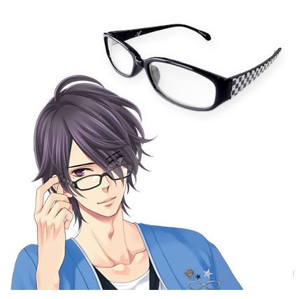 Ags日本代購 全新現貨兄弟鬥爭brothers Conflict 朝日奈梓角色款復刻版粗框眼鏡 蝦皮購物