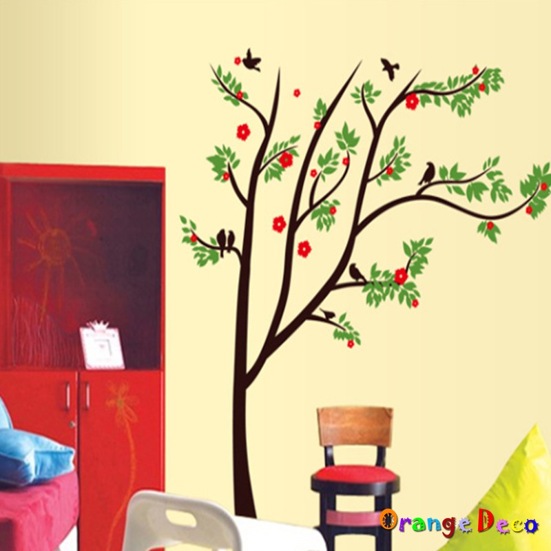 【橘果設計】花樹 壁貼 牆貼 壁紙 DIY組合裝飾佈置