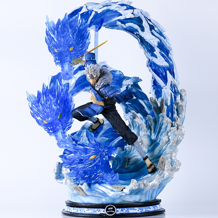 清倉【火影忍者】 模型 玩具 雙頭雕可發光二代火影CS千手扉間 43cm