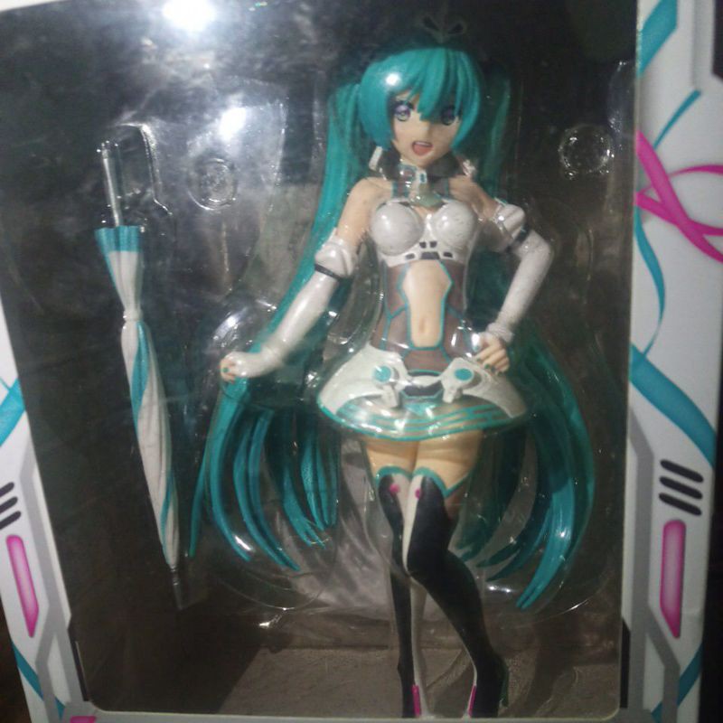 初音未來  SEGA 初音 賽車 MIKU 賽車 2012 傘  手辦 公仔