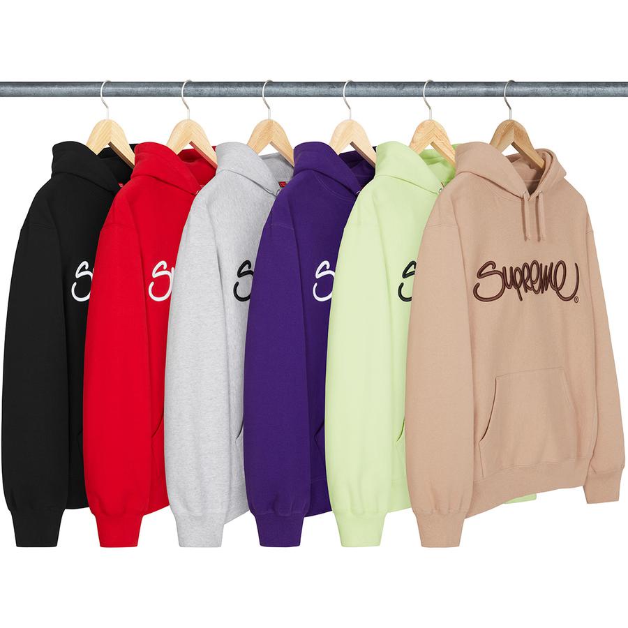 【紐約范特西】預購 SUPREME SS22 Raised Handstyle Hooded Sweatshirt 帽T