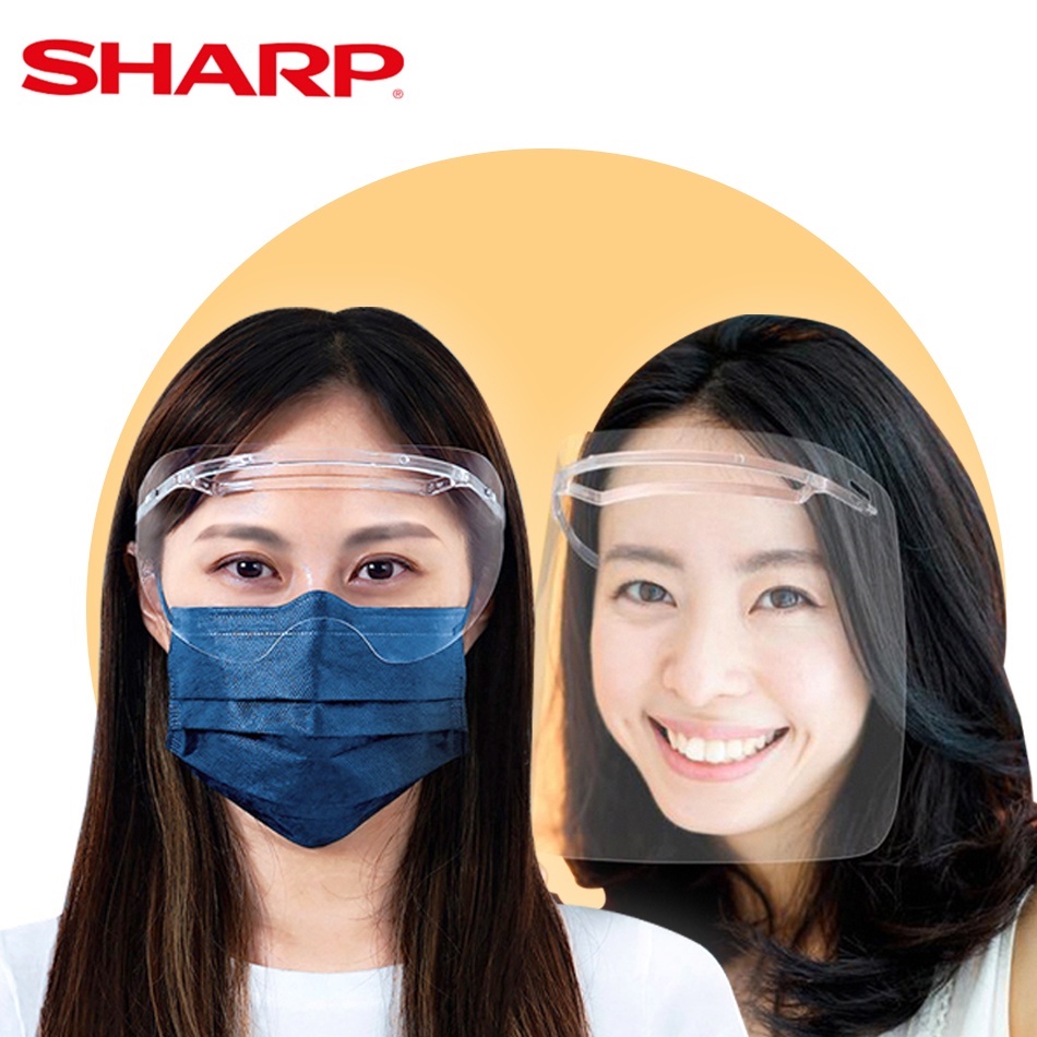 SHARP 夏普 奈米蛾眼科技防護面罩 眼罩 面罩 全罩式 替換片 防護面罩 周董的店
