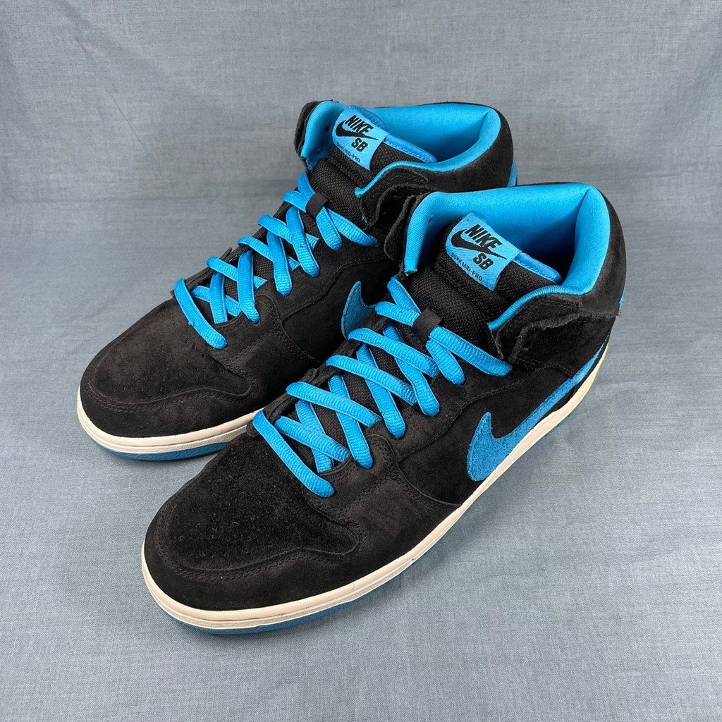 Nike SB Dunk Mid Pro 黑藍 US11