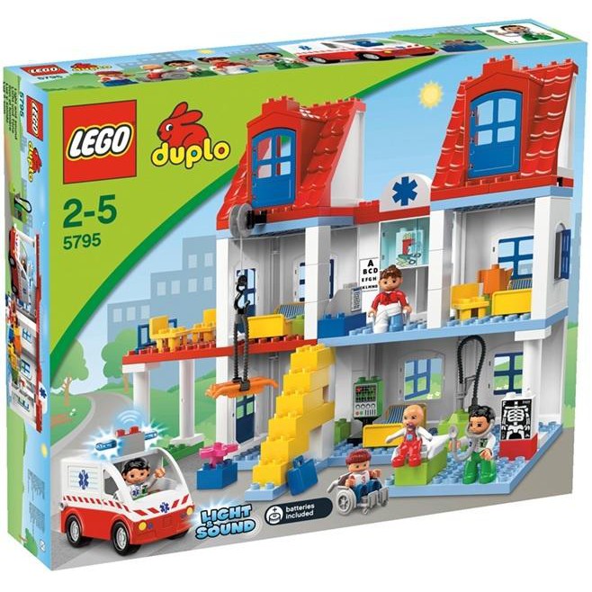 【積木樂園】樂高 LEGO 5795 得寶系列 大城市醫院