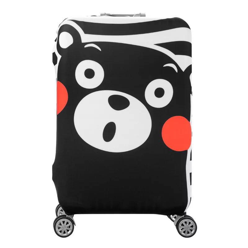 加厚耐磨彈力卡通行李箱套-條紋熊本熊 現貨：L號（26-28吋）1個、XL號(29-32吋）2個
