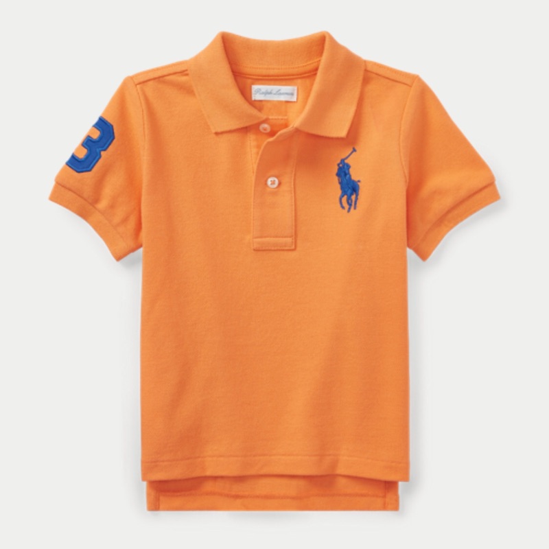 全新正品Ralph Lauren 經典款 大馬logo 暖煦菊色 polo衫  童裝2T-6T 現貨 保證專櫃真品💯