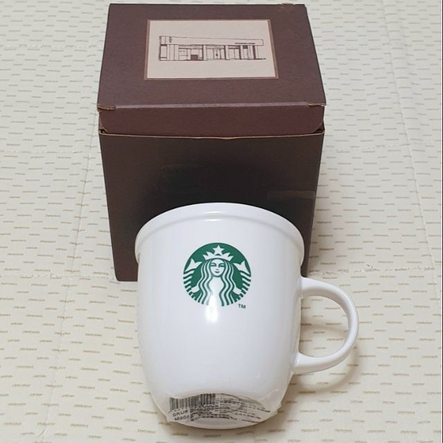 星巴克 Starbucks~經典款女神白色馬克杯
