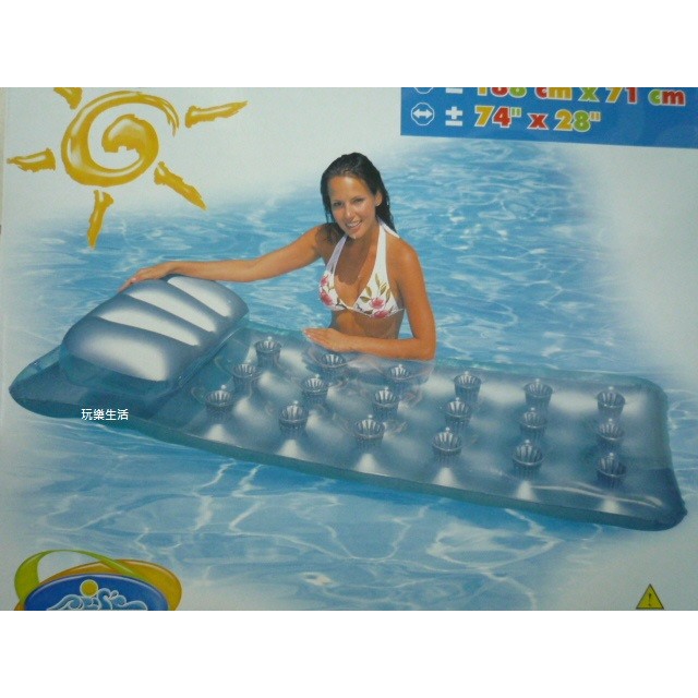 玩樂生活 美國INTEX 58894豪華浮排充氣浮排 浮床 充氣墊 水上浮床 夏天玩水/游泳/戲水(免費維修 瑕疵換新品