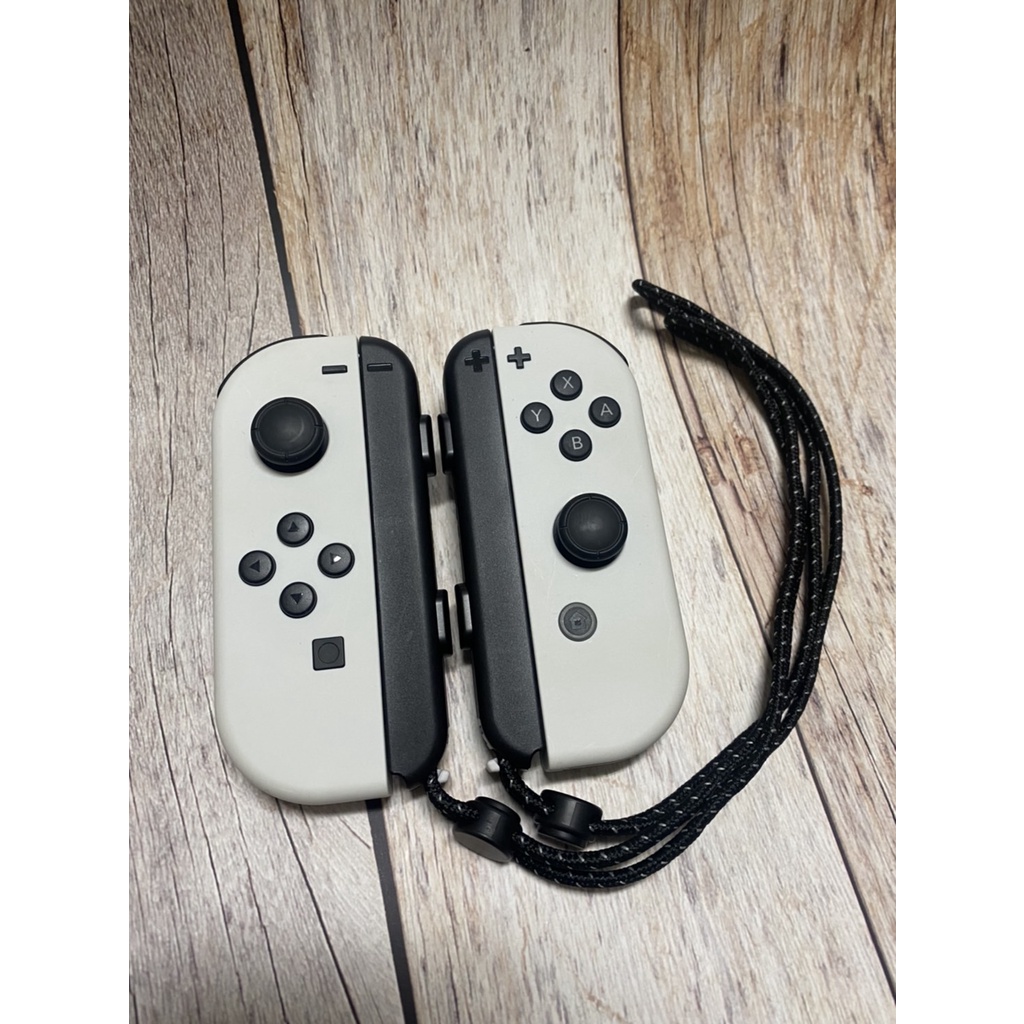 🔥現貨24H寄出🔥【二手商品】NS SWITCH 原廠手把 JoyCon 左右手控制器 OLED 白色 原盒拆售