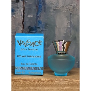 香親香愛～Versace 凡賽斯淡藍女性淡香水 5ml, Pour Femme Dylan Turquoise