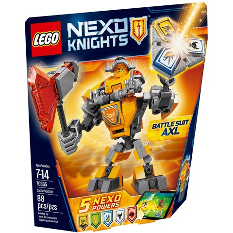 磚家 LEGO 樂高 70365 Nexo Knights 未來騎士 Axl 艾克索戰鬥裝甲 無盒 無書 無貼紙