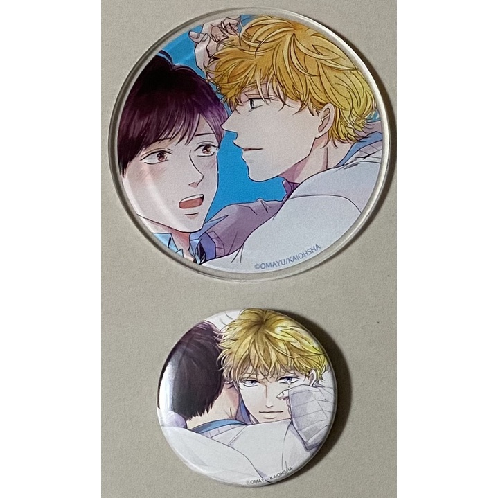 【おまゆ】gratte ゆるふわくんにはワケがある 杯墊 徽章 GUSH COMICS 海王社