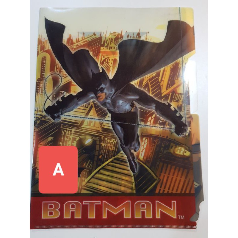 BATMAN 蝙蝠俠 L型 雙層文件夾