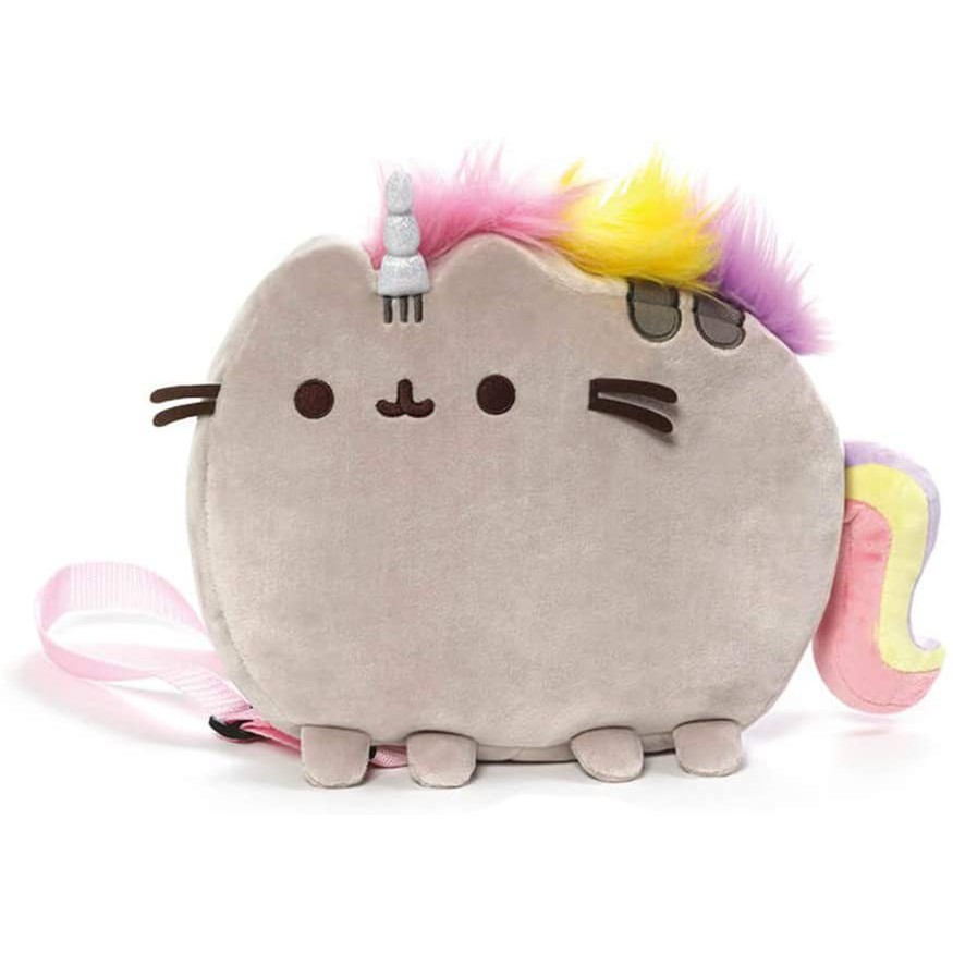 美國官方正版 pusheen 胖吉貓 Backpack獨角獸 Pusheenicon胖吉造型 後背包 可愛 背包 13"