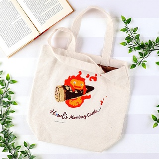 (•ө•)♡Tokyobuy日本代購-預購霍爾的移動城堡 法西卡 刺繡帆布托特包 法西卡帆布包