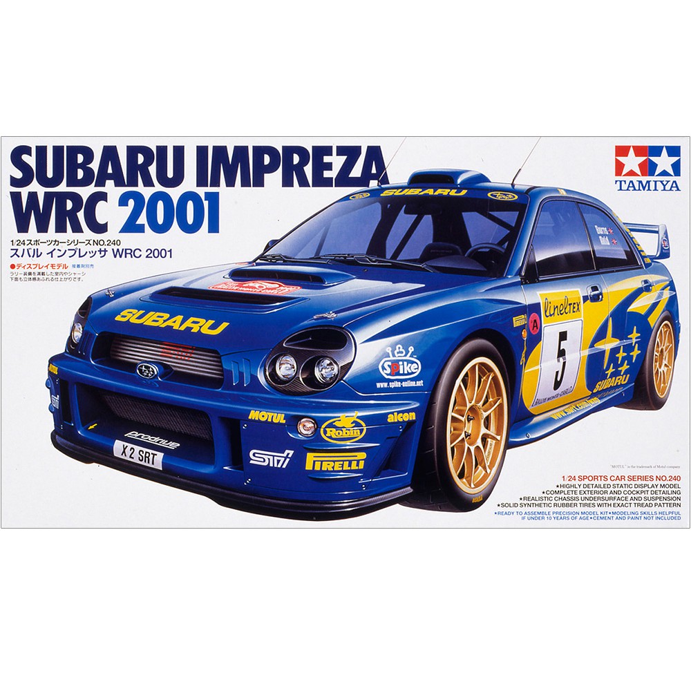 好棒棒模型屋 田宮 TAMIYA 24240 1/24 速霸陸 SUBARU IMPREZA WRC 2001