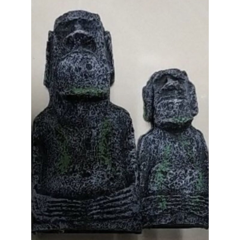 ▓Crazy 草坑▓摩艾石像 復活島石像 摩埃石像 水族造景 飾品 魚缸 Moai