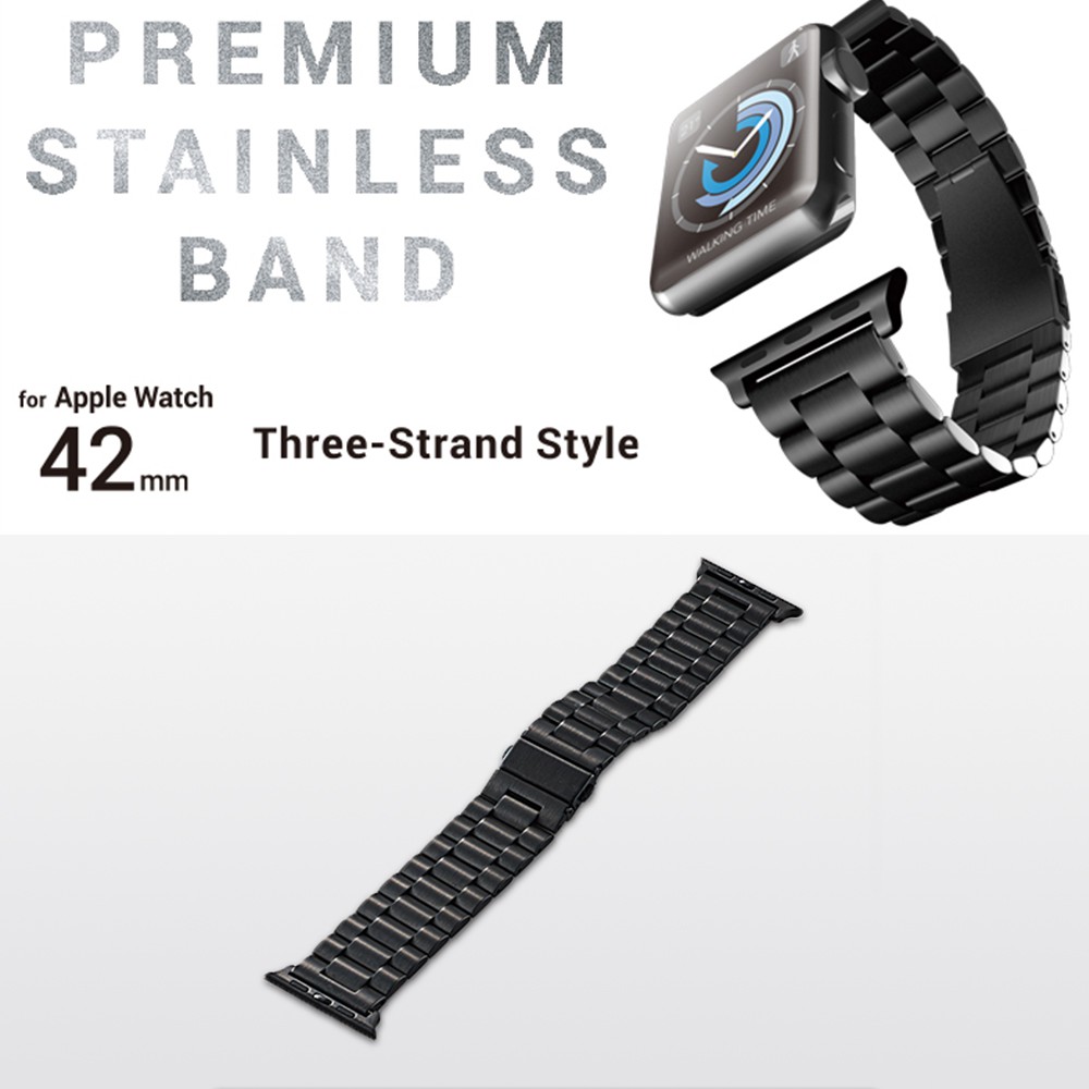 北車elecom Apple Watch 42mm 用高級不銹鋼錶帶watch Series 4 44mm 蝦皮購物