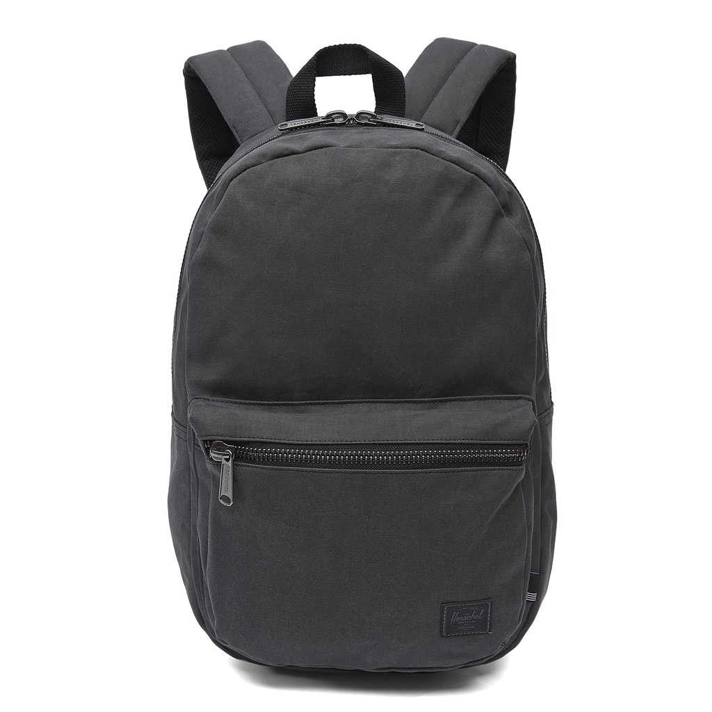 Herschel 高階 Lawson 石墨黑 Cotton Canvas 棉帆布 厚帆布 筆電層 後背包 現貨