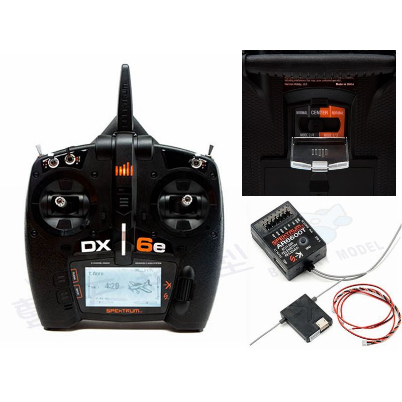 SPEKTRUM DX6 2.4G +AR6600T 遙控器組 DSMX DSM2 公司貨