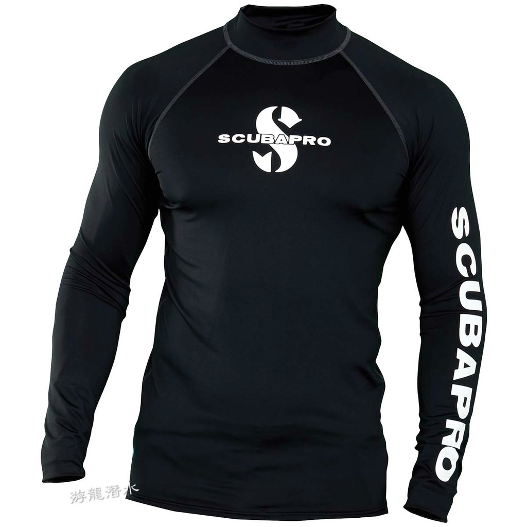 游龍潛水●SCUBAPRO UPF50 RASH GUARD, LONG SLEEVE, MEN 男款防曬衣/水母衣