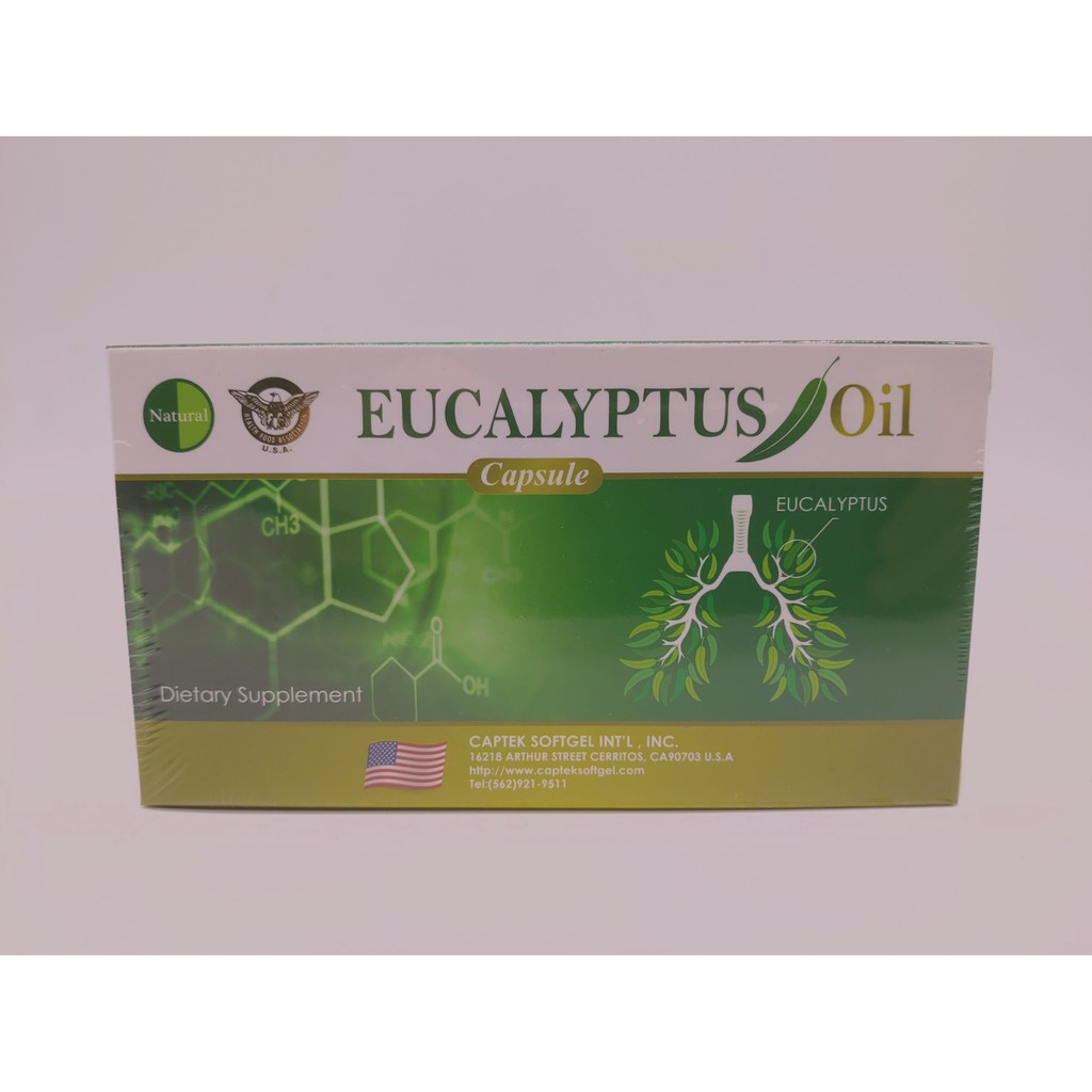 ~RC~ 現貨 EUCALYPTUS 美國進口 天然尤加利 桉葉精軟膠囊 美國Natural-D (30顆/盒)