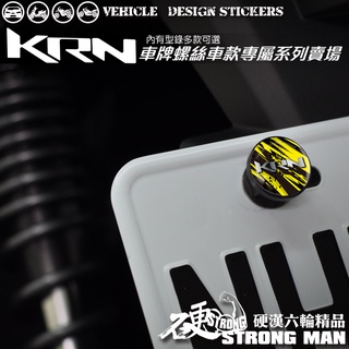 【硬漢六輪精品】 SYM KRN BT 125 麒麟 KRNBT KRN125 車牌螺絲 大牌螺絲 (硬漢嚴選)