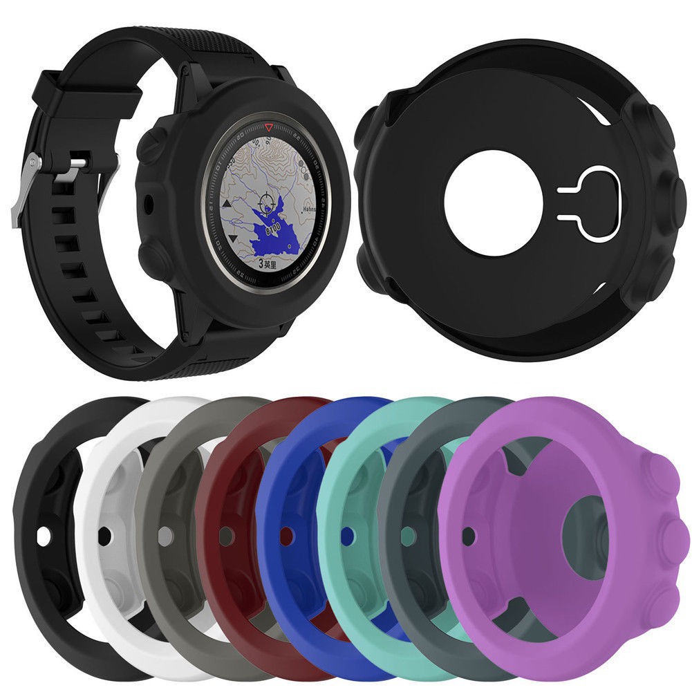 Garmin Fenix 5X 矽膠保護腕帶錶殼保護套防震