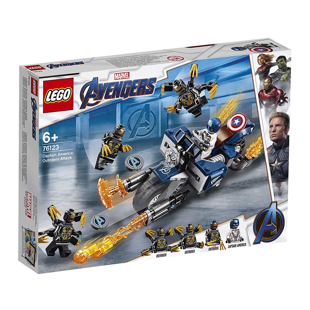 【台中翔智積木】LEGO樂高 復仇者聯盟4 76123 Captain America Outriders Attack