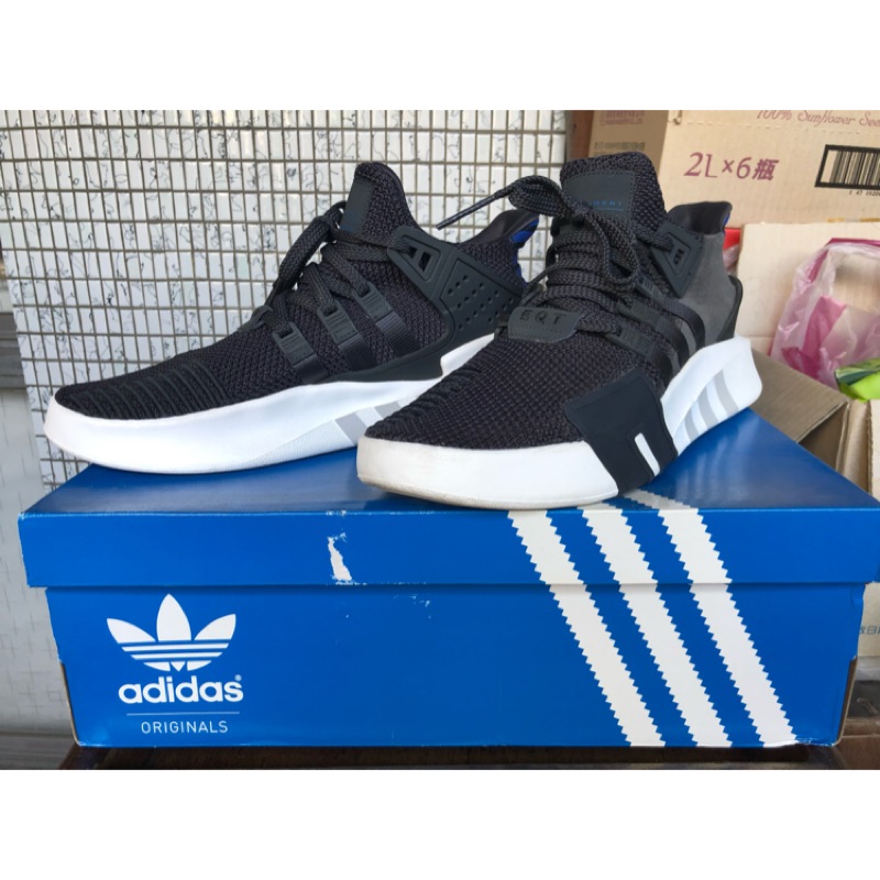 [US10] Adidas EQT BASK ADV (CQ2994) 黑色/藍尾休閒鞋