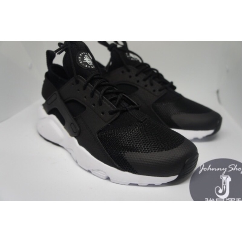 強尼運動 Nike Wmns Huarache Run Ultra Gs 黑白黑白武士三代武士鞋女鞋 蝦皮購物