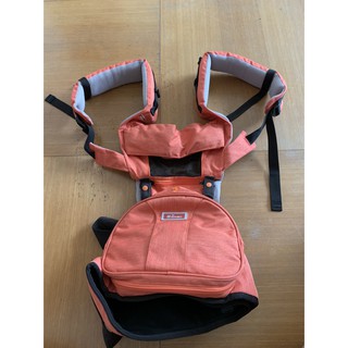 Sinbii EZbag2.0 旗艦款坐墊式嬰兒背帶 （波斯頓橘）〔二手〕