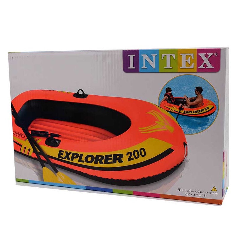 INTEX 185cm二人船組附船槳(適用年齡：6歲以上)1Set組 x 1【家樂福】