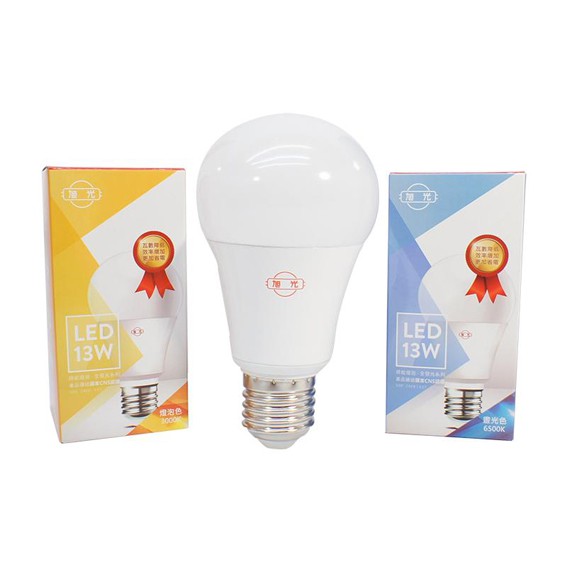 旭光led燈泡13w 晝光色 燈泡色e27 100 240v全電壓 蝦皮購物