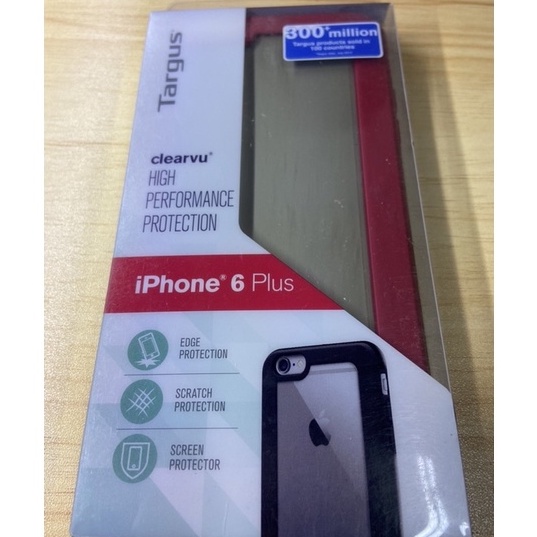 Targus clearvu iPhone 6 Plus 手機保護殼(紅色)