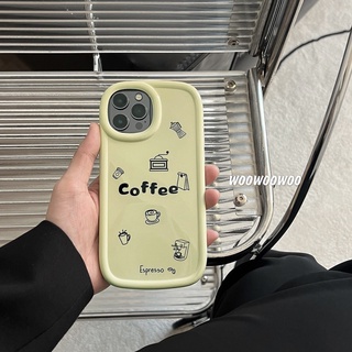 韓國ins小眾奶油咖啡手機殼 適用於 iPhone 14 13 12 11 Plus pro max