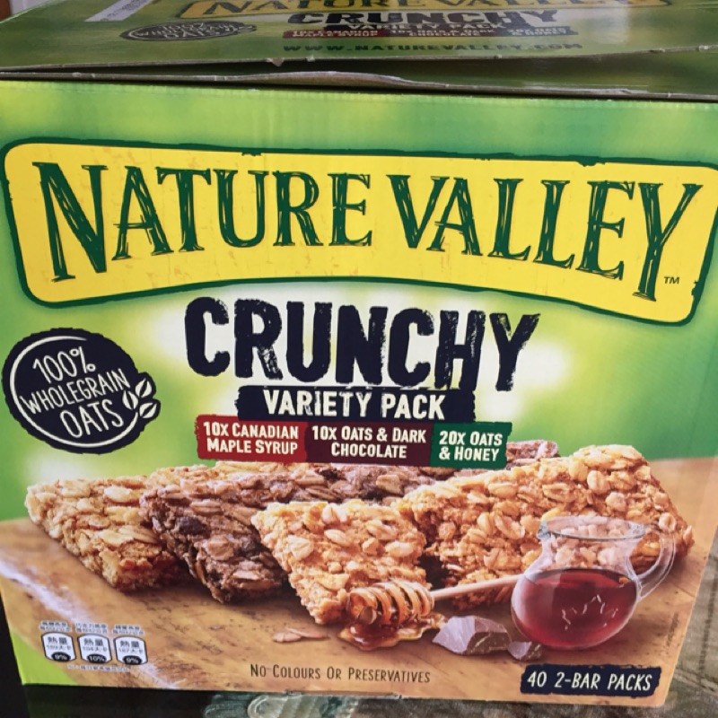 20包 @$14 分享 NATURE VALLEY 天然谷燕麥棒