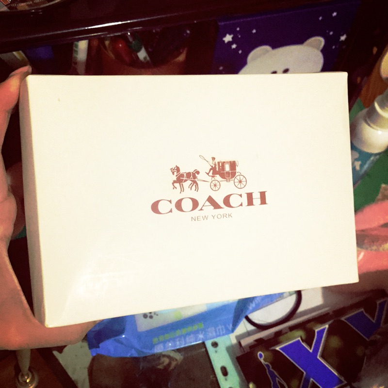 Coach 皮夾 紙盒