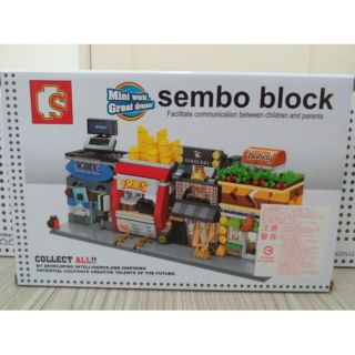 (現貨)（多款）森寶sembo block 精品 3C街景積木（二）