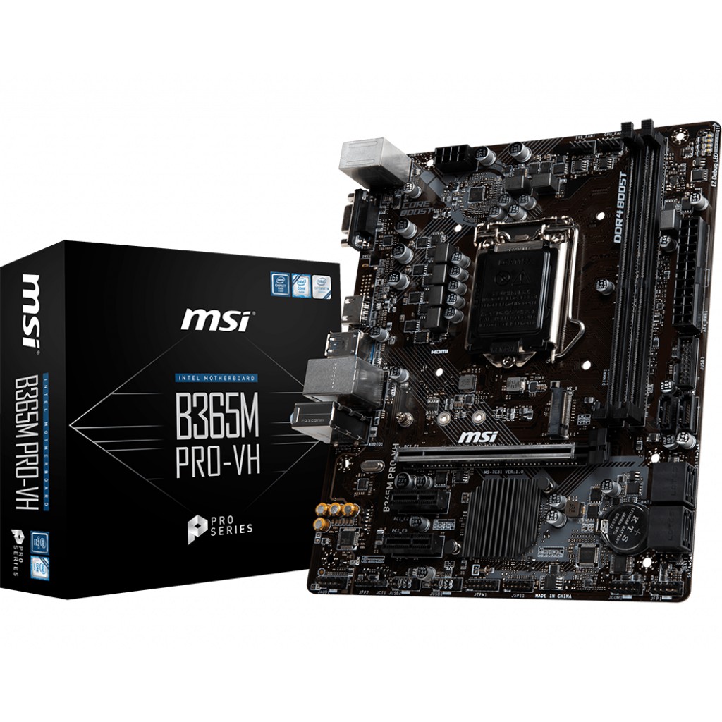 微星 B365M PRO-VH M-ATX/1151腳位/主機板/註冊保四年